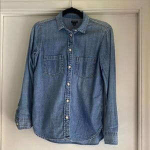 JCrew Denim Button-Up Shirt